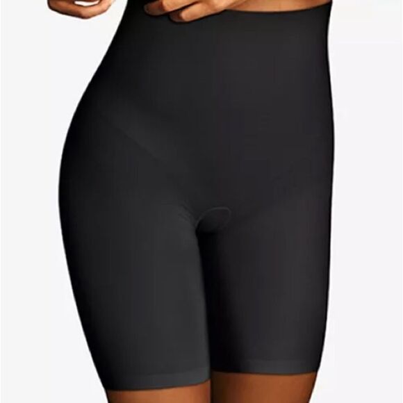 Maidenform Women's Cover Your Bases Firm Control Smoothing Slip Shorts DM0035 L - Picture 3 of 5